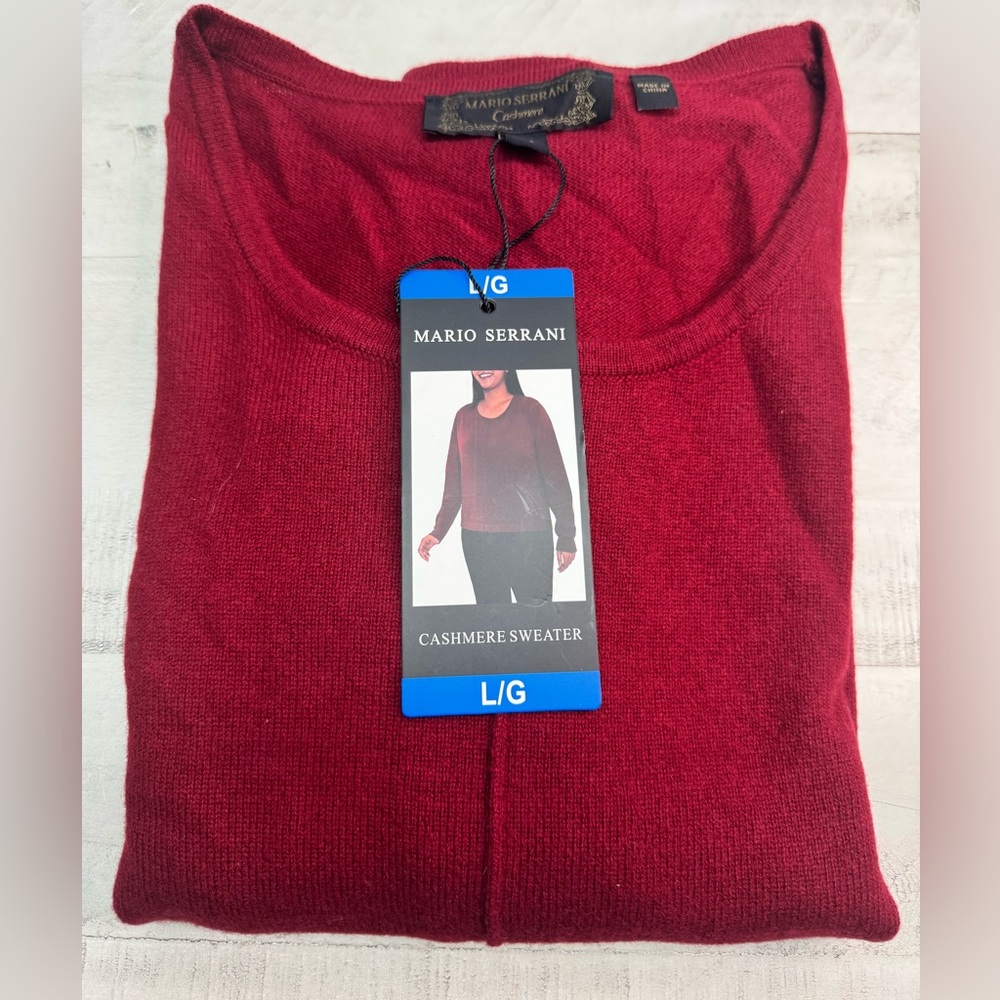 Mario serrani 100% cashmere sweater nwt